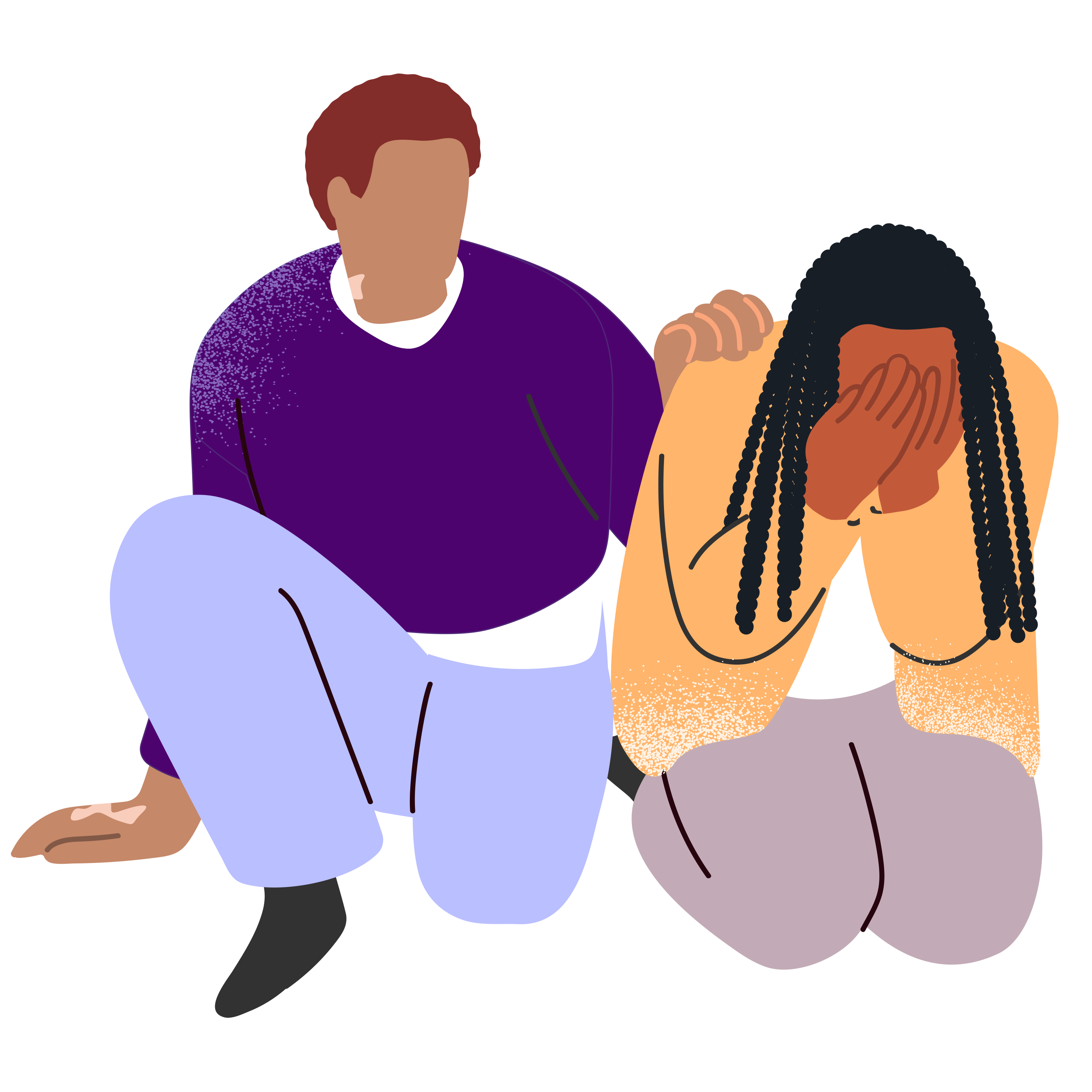 Illustration of a couple