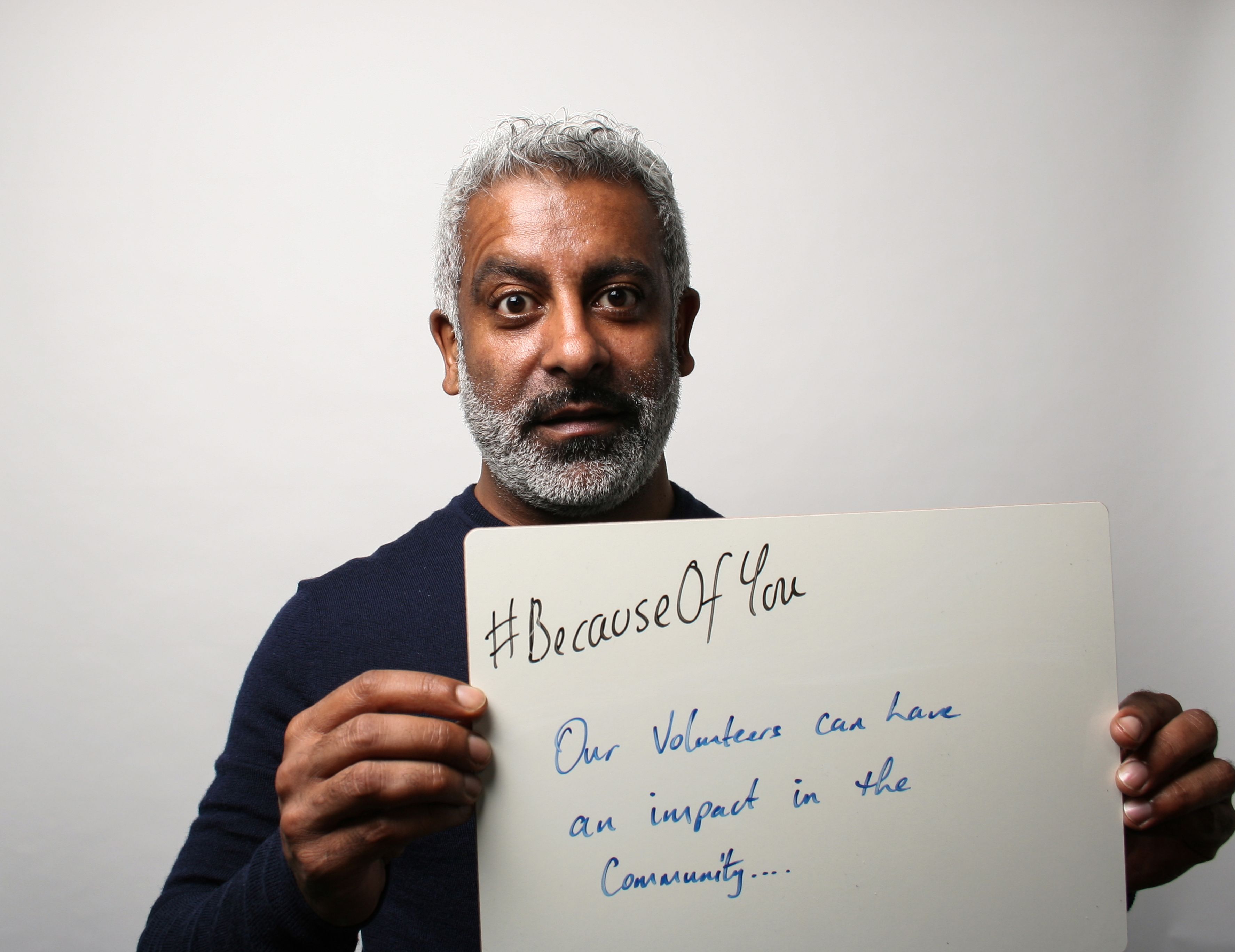 Because of you our volunteers can have an impact in the community