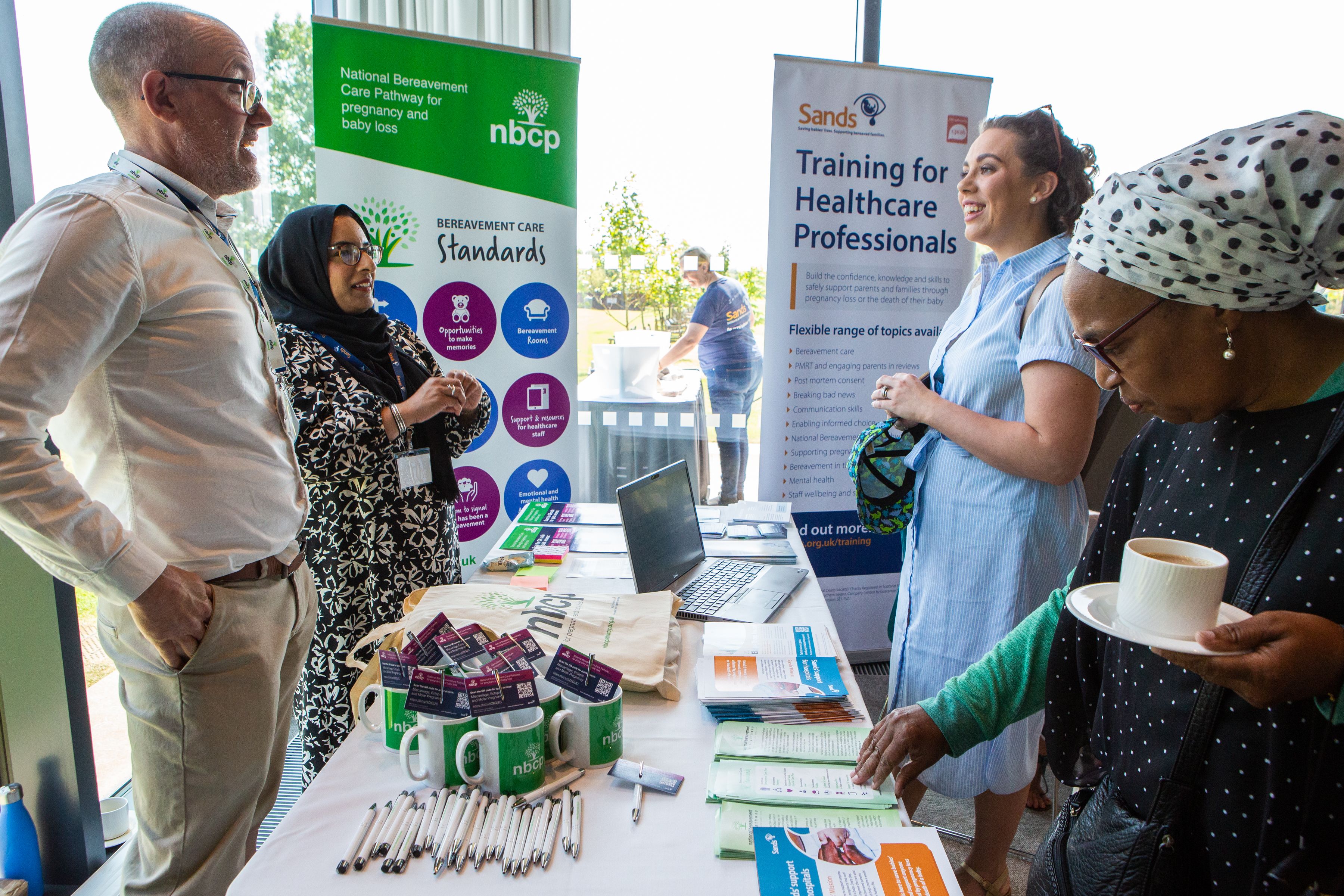 National Bereavement Care Pathway booth at Garden Day.